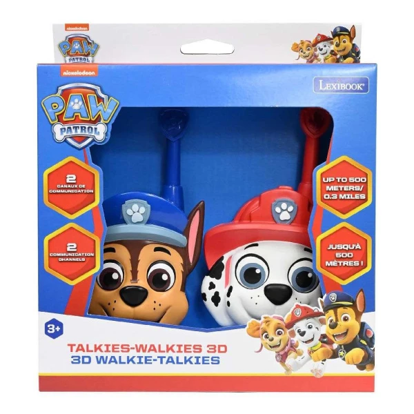 LEXIBOOK PAW PATROL WALKIE TALKIES ΕΜΒΕΛΕΙΑΣ 500μ.
