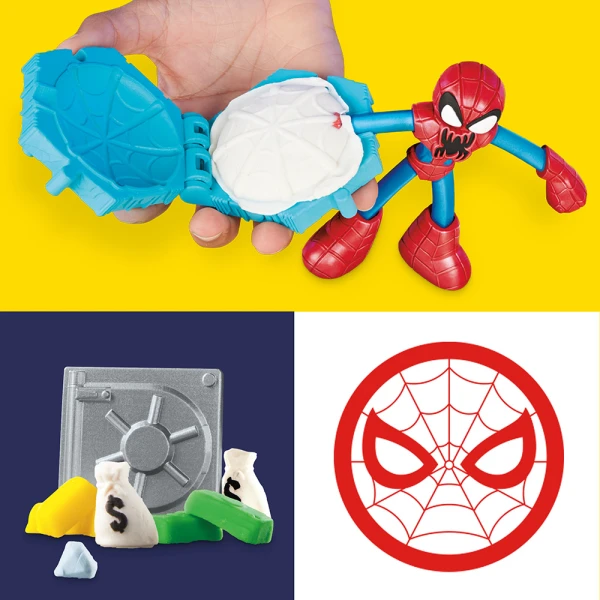 PLAY-DOH ΣΕΤ ΠΑΙΧΝΙΔΙΟΥ SPIDERMAN LAUNCH AND SLICE BATTLE