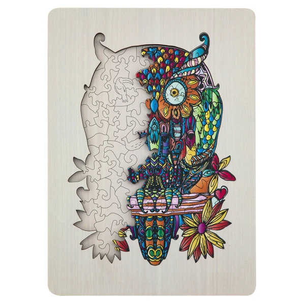 WOODEN PUZZLE 133 pcs OWL