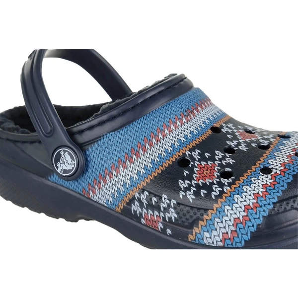 CROCS CLASSIC PRINTED LINED CLOG K NAVY