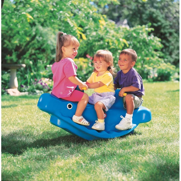 LITTLE TIKES ROCKING SEESAW BLUE WHALE
