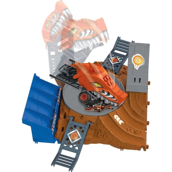 HOT WHEELS MT ARENA WORLD MEDIUM SETS - TIGER SHARK SPIN-OUT CHALLENGE