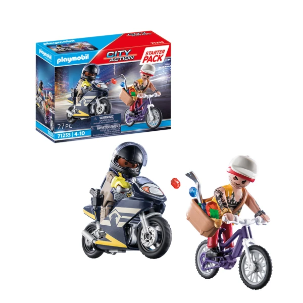 PLAYMOBIL CITY ACTION STARTER PACK SPECIAL FORCES AND THIEF