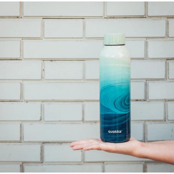 QUOKKA THERMAL STAINLESS STEEL BOTTLE SOLID 630ml OCEAN