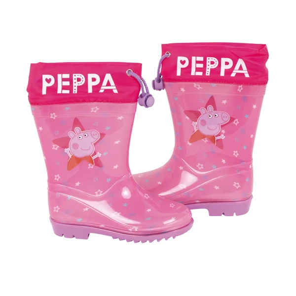 ΠΑΙΔΙΚΕΣ ΜΠΟΤΕΣ ΒΡΟΧΗΣ ΡΟΖ PEPPA PIG