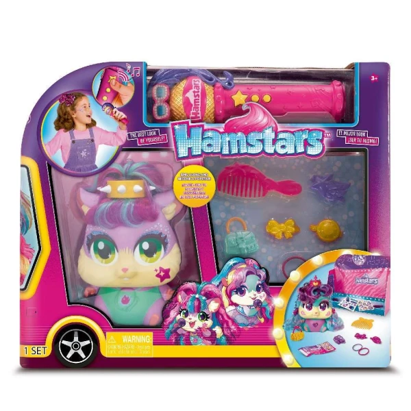HAMSTARS WORLD TOUR BUS & MICROPHONE - 2 DESIGNS