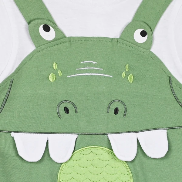 ENERGIERS INFANT\'S ROMPER GRASS GREEN