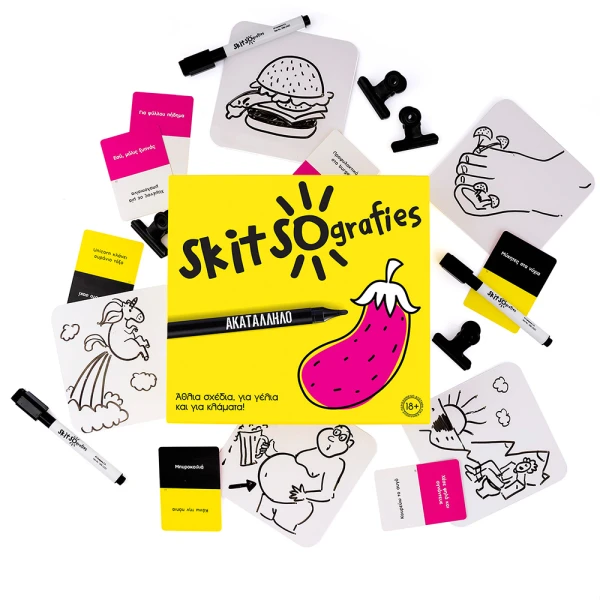 AS GAMES BOARD GAME SKITSOGRAFIES  INAPPROPRIATE - FOR AGES 18+ AND 3-6 PLAYERS