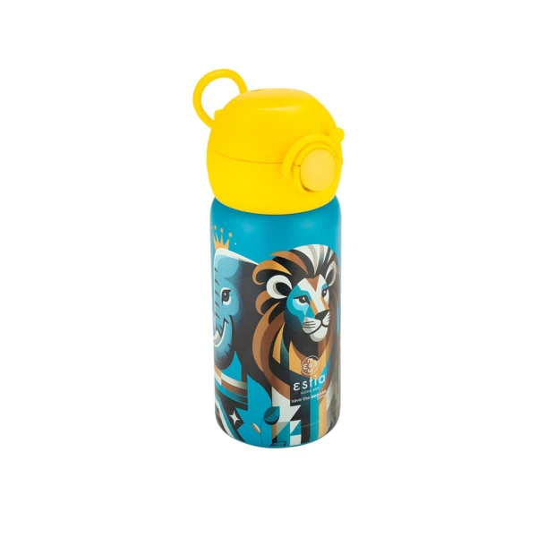 ESTIA HOME ART KIDS THERMAL TRAVEL WONDER BOTTLE 350ml - JUNGLE