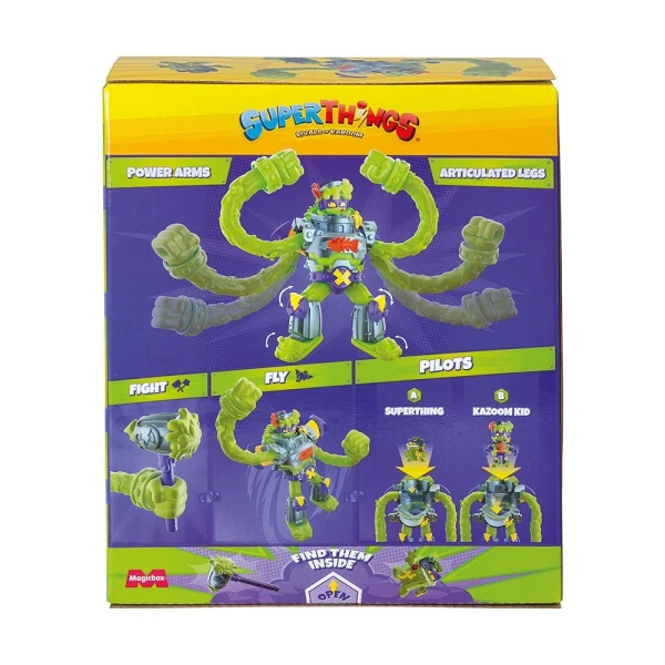SUPERTHINGS SUPERBOT POWER ARMS WITH TRASHER FIGURES FOR AGES 4+