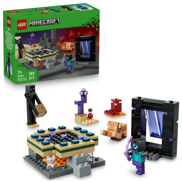 LEGO® MINECRAFT® NETHER & END PORTAL JOURNEY