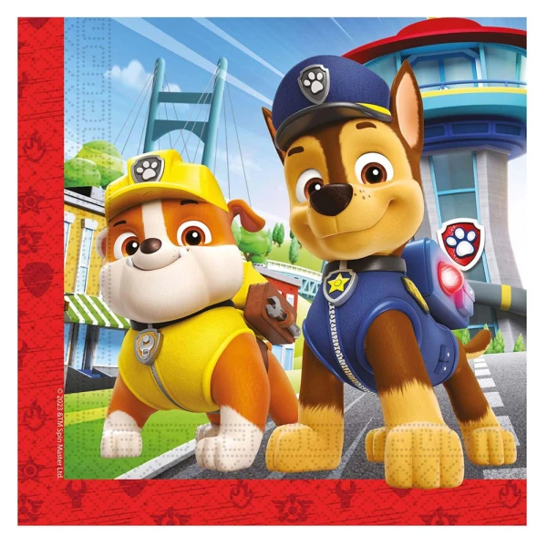 NAPKINS FSC 2ply 33x33 cm PAW PATROL RESCUE HEROES