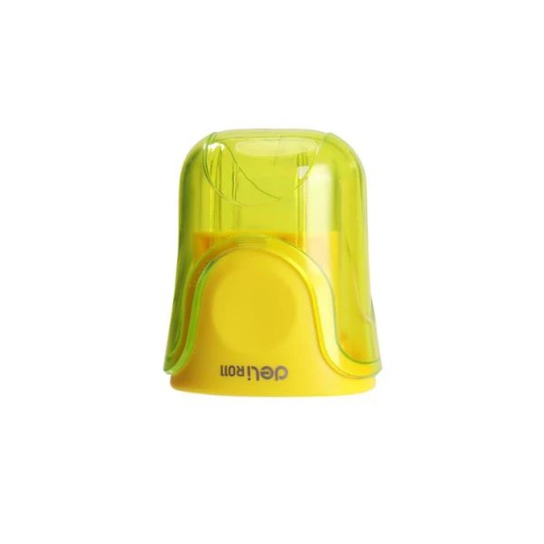 DELI PLASTIC DOUBLE SHARPENER U-TOUCH - 3 COLOURS
