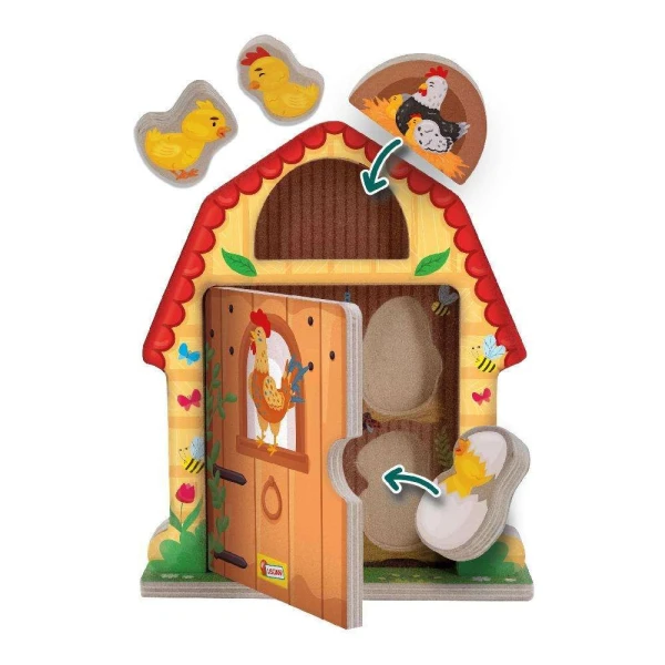 LISCIANI MONTESSORI LEGNO - COUNTRY FAMILY