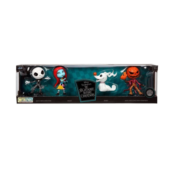 NIGHTMARE BEFORE CHRISTMAS ΣΕΤ 4 ΜΕΤΑΛΛΙΚΕΣ ΦΙΓΟΥΡΕΣ
