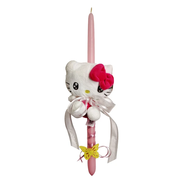 EASTER CANDLE - HELLO KITTY PLUSH 12 CM. SCENTED - 4 DESIGNS