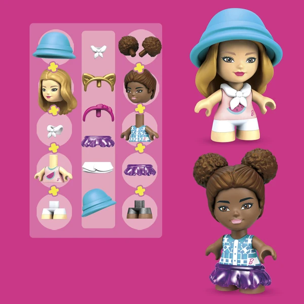 MEGA BLOKS BARBIE ΤΡΟΧΟΣΠΙΤΟ 130 τεμ.