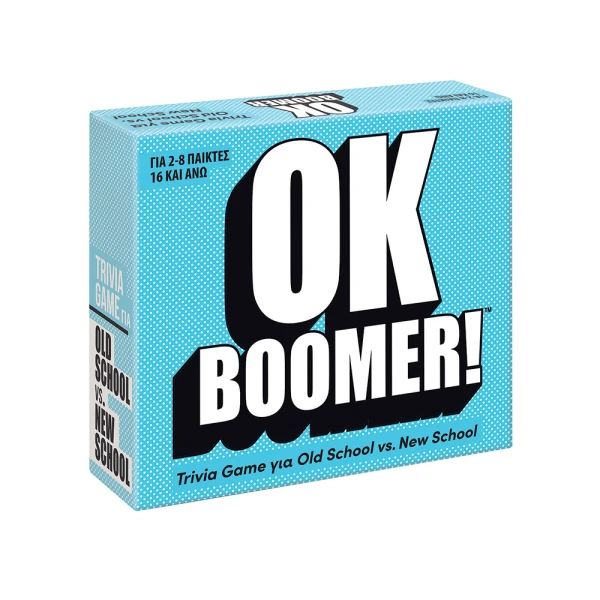 AS GAMES BOARD GAME OK BOOMER - FOR AGES 16+ AND 2-8 PLAYERS