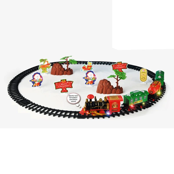 CHRISTMAS TRAIN WITH LIGHTS