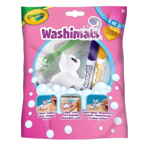CRAYOLA WASHIMALS ANIMAL IN BAG WAVE 2