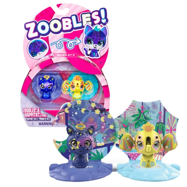 ZOOBLES ΖΩΑΚΙΑ ΣΕΤ ΤΩΝ 2