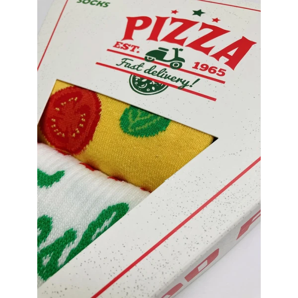BOXT SOCKS UNISEX ΚΑΛΤΣΕΣ Νο 39-44 PIZZA SOCKS