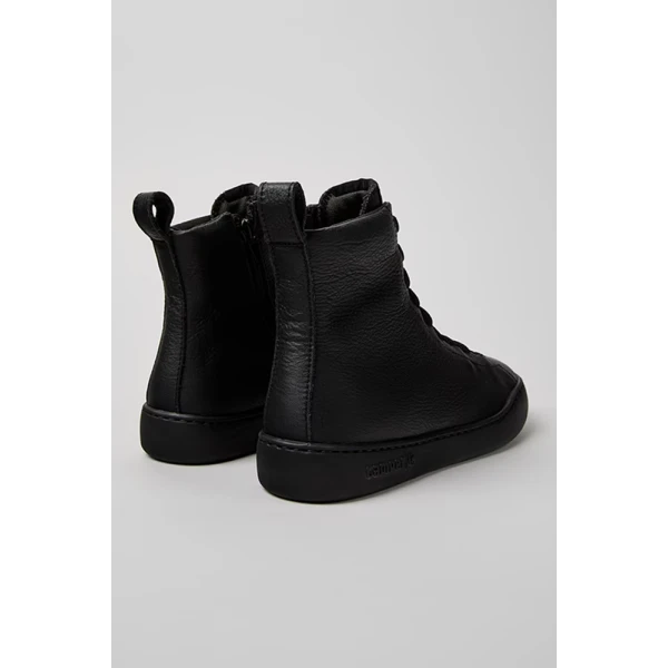 CAMPER WOMENS ANKLE BOOTS PEU TOURING BLACK