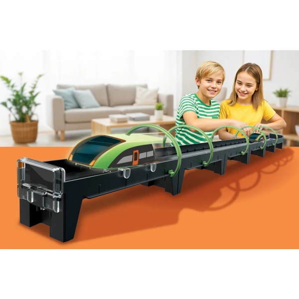 4M KIDZLABS ΛΑΜΠΕΡΟ ΤΡΕΝΟ ΥΨΗΛΗΣ ΤΑΧΥΤΗΤΑΣ MAGLEV