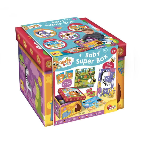 LISCIANI CAROTINA EDUCATIONAL GAMES COLLECTION BABY SUPER BOX