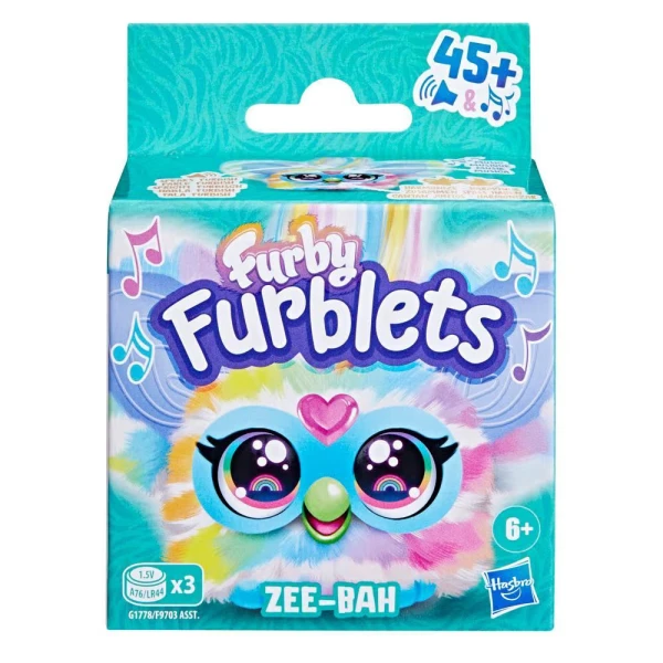ΔΙΑΔΡΑΣΤΙΚΟ ΠΑΙΧΝΙΔΙ FURBY FURBLETS ZEE-BAH RAINBOW ZEBRA