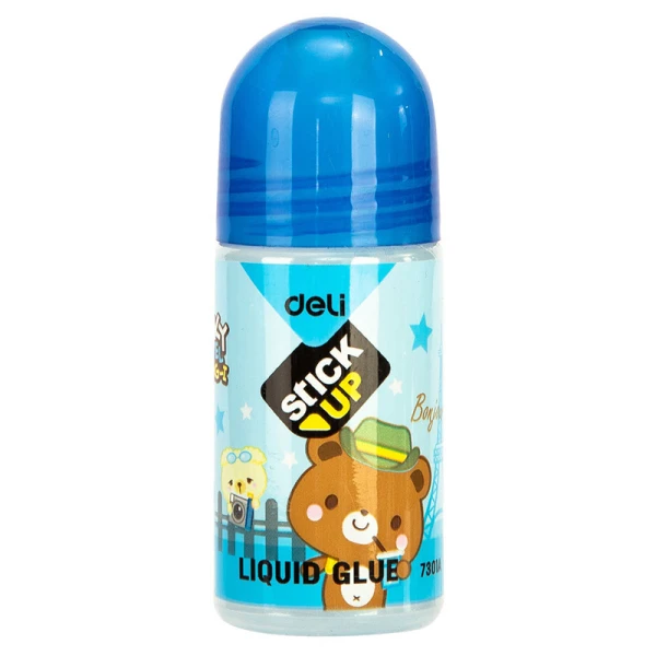 DELI LIQUID GLUE 35ml STICK UP E7301A - 3 COLOURS
