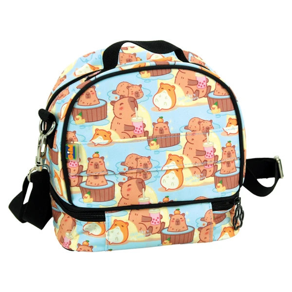 OVAL LUNCH BAG CAPYBARA