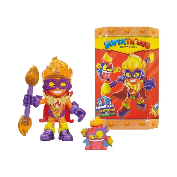 SUPERTHINGS RESCUE FORCE FIGURE WITH KAZOOM KID FOR AGES 4+