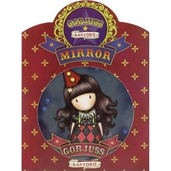 GORJUSS CIRCUS POCKET MIRROR HARLEQUIN
