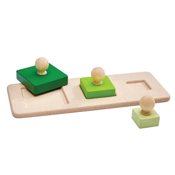 PLAN TOYS ΞΥΛΙΝΟ ΠΑΖΛ ΜΕ ΤΕΤΡΑΓΩΝΑ