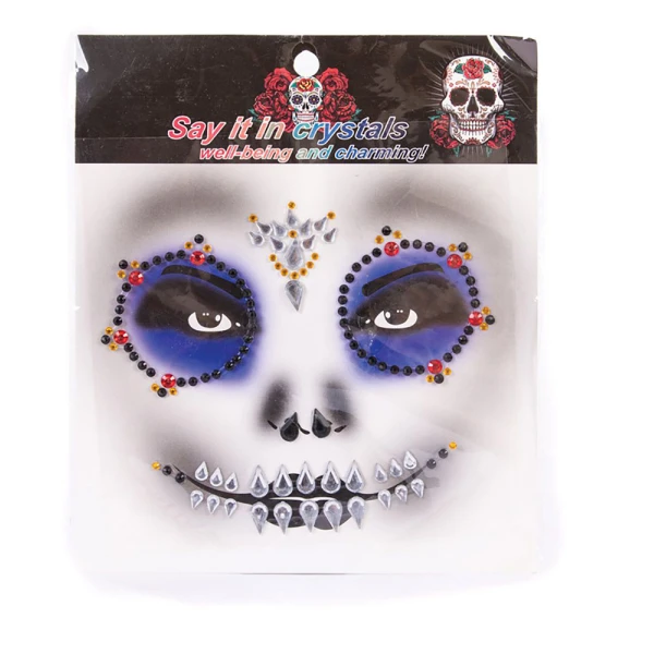 CARNIVAL ACCESSORY FACE STICKERS - 5 DESIGNS