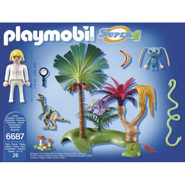 PLAYMOBIL SUPER 4 The SPITHAS THE LOST ISLAND