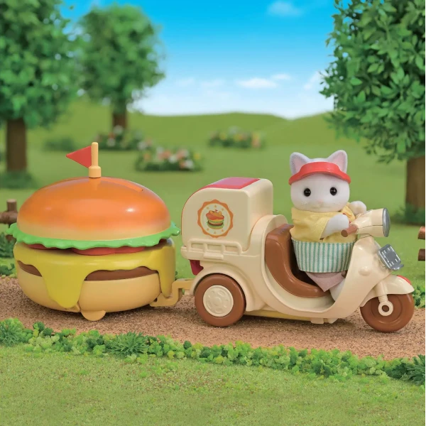 THE SYLVANIAN FAMILIES ΣΕΤ ΠΑΙΧΝΙΔΙΟΥ HAMBURGER STAND