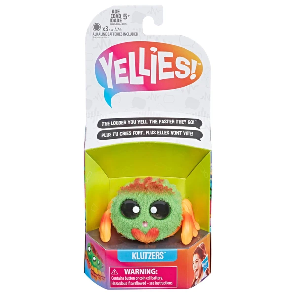 YELLIES SPIDER WITH PERSONALITY - 6 DESIGNS