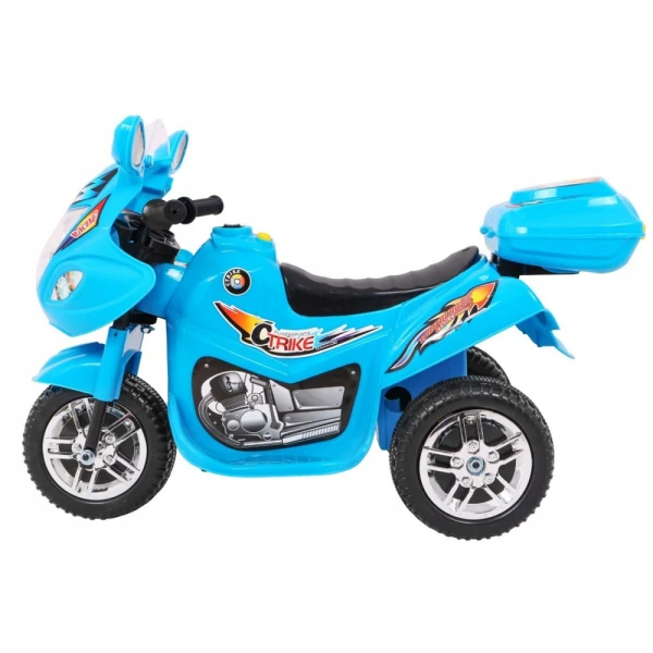 ELECTRIC MOTORCYCLE 6V BLUE WITH LIGHTS AND SOUNDS