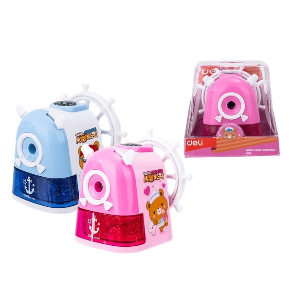 DELI METAL SINGLE SHARPENER - 4 COLOURS