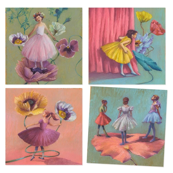 DJECO INSPIRED BY EDGAR DEGAS - ΖΩΓΡΑΦΙΚΗ ΜΕ ΚΗΡΟΜΠΟΓΙΕΣ ΜΠΑΛΑΡΙΝΕΣ
