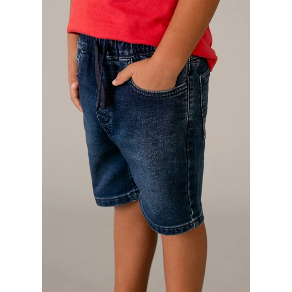 MAYORAL ΒΕΡΜΟΥΔΑ SOFT DENIM JOGGER ΤΖΗΝ ΣΚΟΥΡΟ