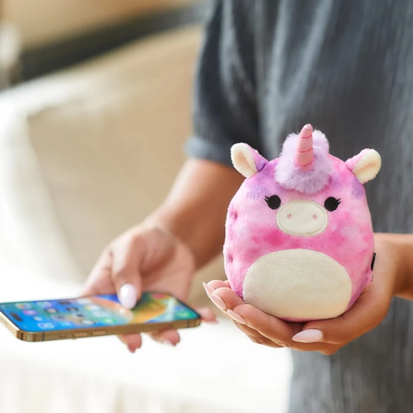 SQUISHMALLOWS BLUETOOTH ΗΧΕΙΟ ΜΕ ΛΟΥΤΡΙΝΗ ΥΦΗ - LOLA THE UNICORN