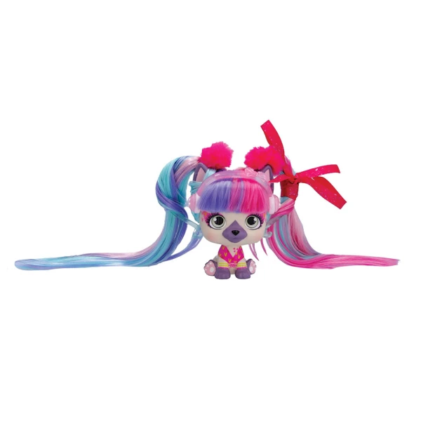 VIP PETS SERIES 3 BOW POWER COLLECTIBLE DOLL WITH EXTRA LONG HAIR - 6 DESIGNS