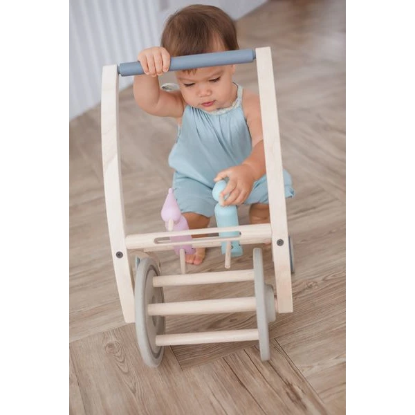 WOODEN GAME PLAN TOYS WALKER WITH WOODPECKER