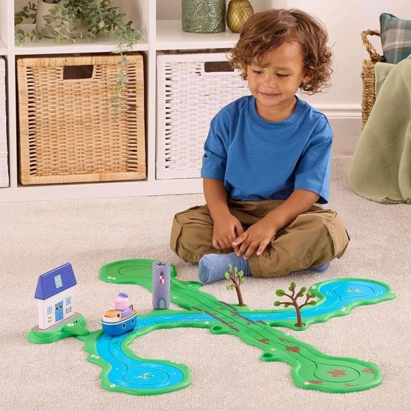 PEPPA PIG WHIZZ AROUND PLAYSET GRANDPA PIG BOAT