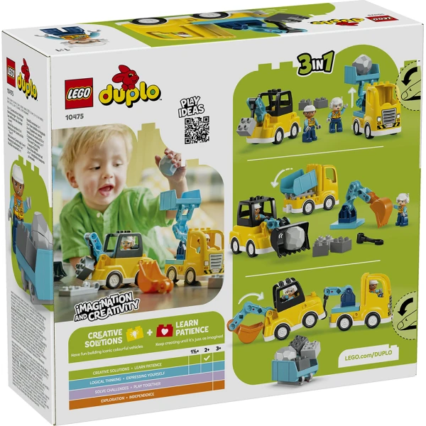 LEGO® DUPLO® TOWN 3 IN 1 CONSTRUCTION VEHICLES