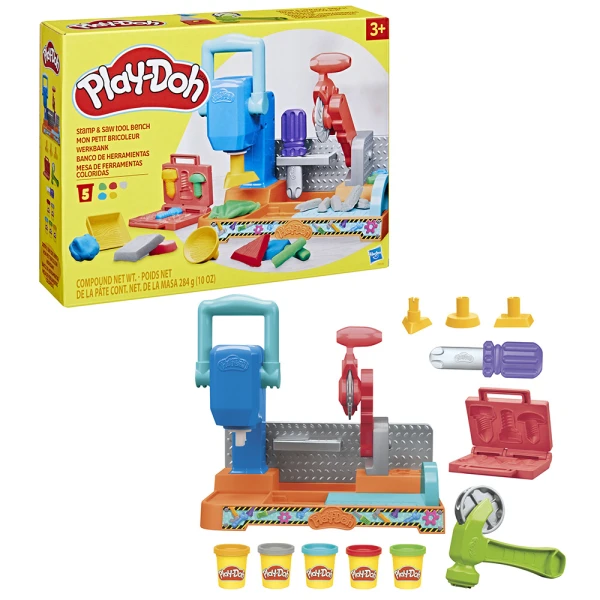 PLAY-DOH STAMP N SAW TOOL BENCH