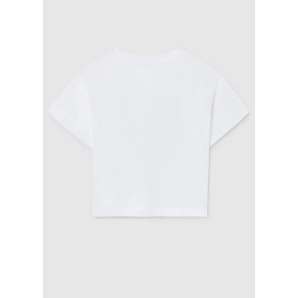 MAYORAL BLOUSE SHORT SLEEVES DESIGN WHITE 